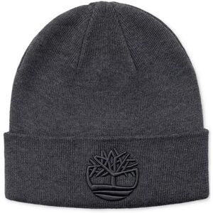 TIMBERLAND 3D EMBROIDERED CUFFED KNIT BEANIE DARK GREY OS NWT
